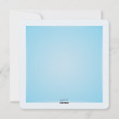 Aankondiging van de geboorte van de blauwe foto va (Achterkant)