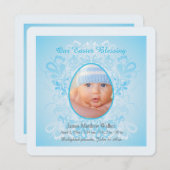 Aankondiging van de geboorte van de blauwe foto va (Voorkant / Achterkant)