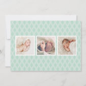 Aankondiging van de geboorte van de de Bekleding v (Achterkant)