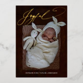 Aankondiging van de geboorte van de feestdag voor  (Voorkant)