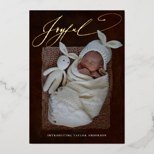 Aankondiging van de geboorte van de feestdag voor  (Voorkant)