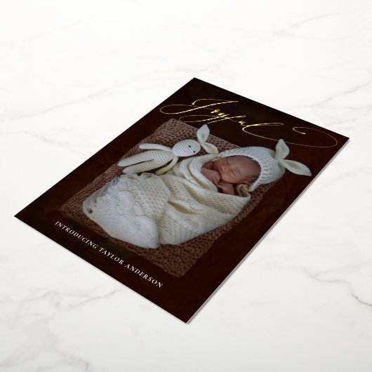 Aankondiging van de geboorte van de feestdag voor  (Gedraaid)