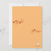 Aankondiging van de geboorte van de Foto van herfs (Achterkant)