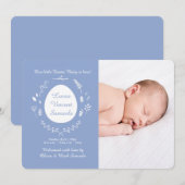 Aankondiging van de Geboorte van de Foto van het (Voorkant / Achterkant)