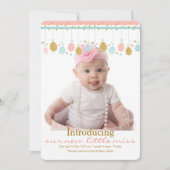 Aankondiging van de Geboorte van de Foto van Pasen (Voorkant)