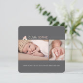 Aankondiging van de geboorte van de haattige Baby  (Staand voorkant)