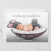 Aankondiging van de geboorte van de moderne paasle (Voorkant)