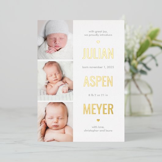 Aankondiging van de geboorte van de moderne Raster (Staand Voorkant)