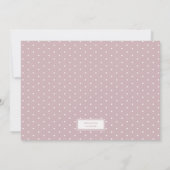 Aankondiging van de geboorte van de nieuwe baby (Achterkant)