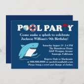 Aankondiging van de geboorte van de partij Shark S (Voorkant / Achterkant)