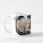 Aankondiging van de geboorte van de speciale Baby  Koffiemok (Links)