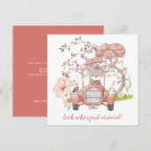 Aankondiging van de geboorte van de teruil van de  (Voorkant / Achterkant)