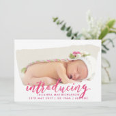 Aankondiging van de geboorte van de Waterverf van  (Staand voorkant)