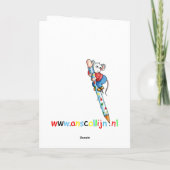 Aankondiging van de Geboorte van de Zuster van (Achterkant)