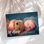 Aankondiging van de geboorte van een baby in het Z Briefkaart