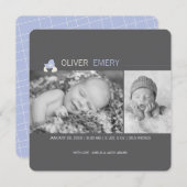 Aankondiging van de geboorte van een gebroken eier (Voorkant / Achterkant)