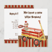 Aankondiging van de geboorte van een jongen met So (Voorkant / Achterkant)