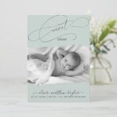 Aankondiging van de geboorte van een modern Lijst  (Staand voorkant)