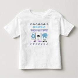 Aankondiging van de geboorte van een schattige bla kinder shirts