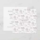 Aankondiging van de geboorte van het toilet – Clas (Voorkant / Achterkant)