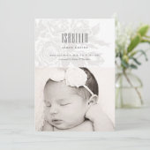 Aankondiging van de geboorte van het witte Roos (Staand voorkant)