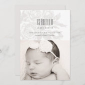 Aankondiging van de geboorte van het witte Roos (Voorkant / Achterkant)