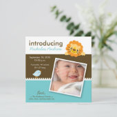 Aankondiging van de geboorte van Lion & Birdie Des (Staand voorkant)