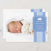 Aankondiging van de geboorte van Little Princes CR (Voorkant / Achterkant)