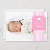 Aankondiging van de geboorte van Little Princess C (Voorkant)