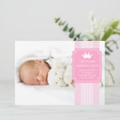 Aankondiging van de geboorte van Little Princess C (Staand voorkant)