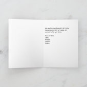 Aankondiging van de geboorte van New Baby Boy (Binnen)