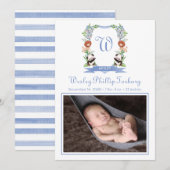 Aankondiging van de geboorte van oerwouden (Voorkant / Achterkant)