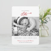 Aankondiging van de geboorte van onze kerstStar Ba (Staand voorkant)