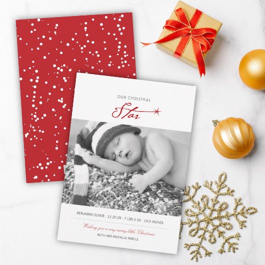 Aankondiging van de geboorte van onze kerstStar Ba