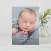 Aankondiging van de geboorte van onze nieuwe liefd (Staand voorkant)