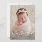 Aankondiging van de geboorte van onze nieuwe liefd (Voorkant)