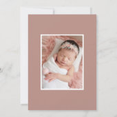 Aankondiging van de geboorte van onze nieuwe liefd (Achterkant)