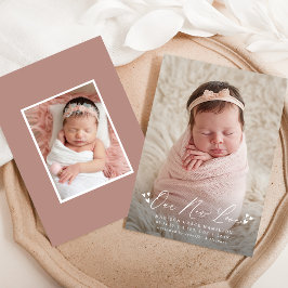 Aankondiging van de geboorte van onze nieuwe liefd