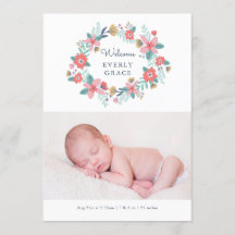 Aankondiging van de geboorte van tuinbouwdieren