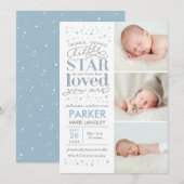 Aankondiging van de geboorte van Twinkle Multi Pho (Voorkant / Achterkant)