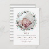 Aankondiging van de geboorte van vogelpest (Voorkant / Achterkant)