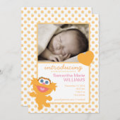 Aankondiging van de geboorte van Zoe (Voorkant / Achterkant)