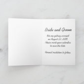 Aankondiging van de Gele Zonnebloem-zomerbruiloft (Binnen)