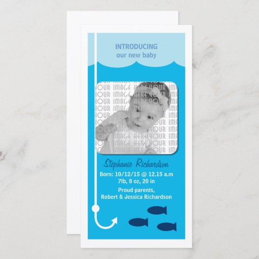 Aankondiging van de Geviste Baby voor high-tech (Voorkant / Achterkant)