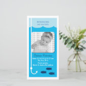 Aankondiging van de Geviste Baby voor high-tech (Staand voorkant)