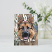 Aankondiging van de gezagsdrager op de foto van Gu (Staand voorkant)