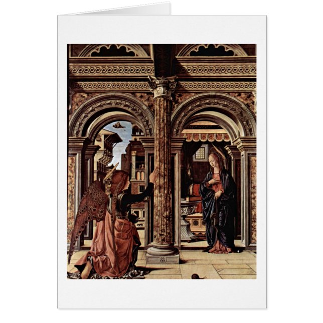 Aankondiging van de heer Altar door Francesco Del  (Voorkant)