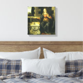 Aankondiging van de Heer door Leonardo da Vinci Canvas Afdruk (Insitu (Slaapkamer))