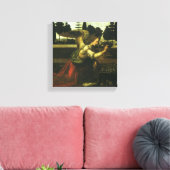 Aankondiging van de Heer door Leonardo da Vinci Canvas Afdruk (Insitu (Woonkamer))
