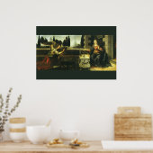 Aankondiging van de Heer door Leonardo da Vinci Poster (Keuken)